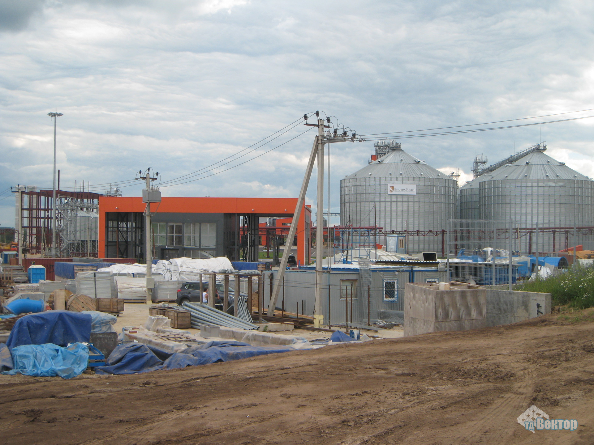 Строительство биотехнологического комплекса Росва