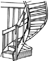 Винтовые лестницы на основе тетив